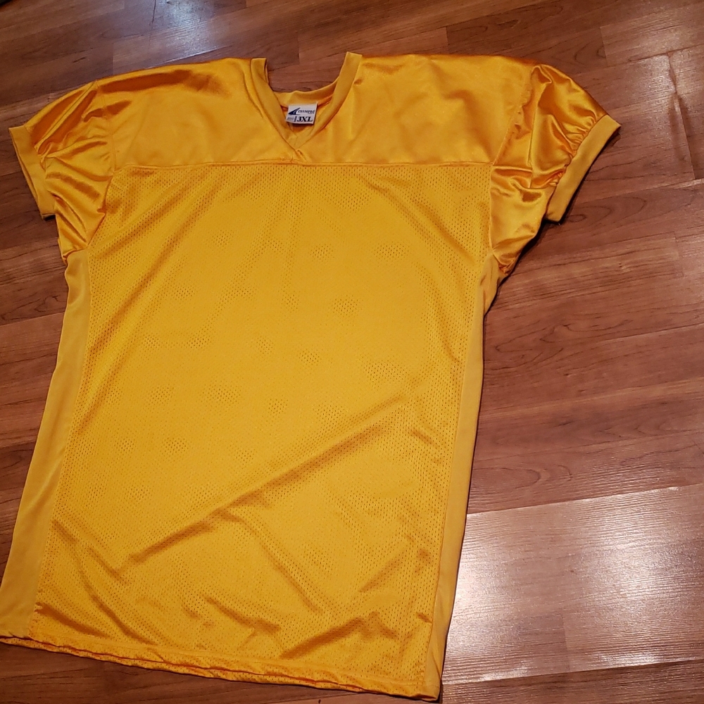 3XL Men's Yellow Athletic Shirt